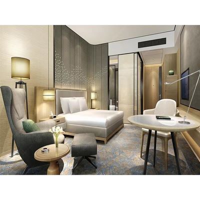 acheter OEM d'ODM en bois de lit de chambre à coucher d'hôtel de tapisserie d'ameublement de meubles d'hôtel de luxe d'étoile online manufacture