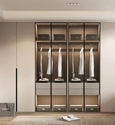acheter Plat moderne 2*0.6m de roche de garde-robe d'hôtel de Cabinets légers de chambre d'hôtel online manufacture