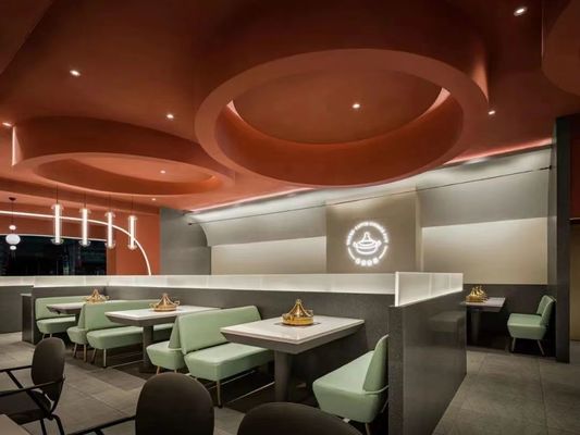acheter Allocation des places moderne de places assises de Banquette d'OEM d'ODM de sofa de cabine moderne en cuir de restaurant online manufacture