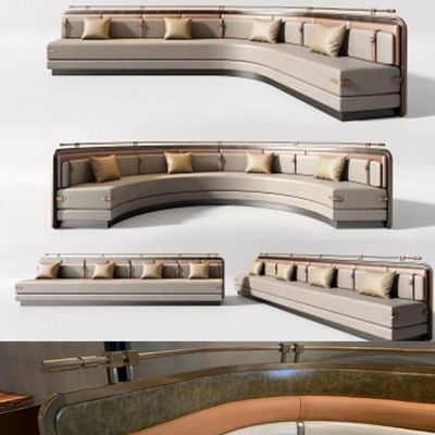 acheter U de luxe antique former semi le restaurant en cuir de places assises Sofa Seats d'hôtel de cabine de cercle online manufacture