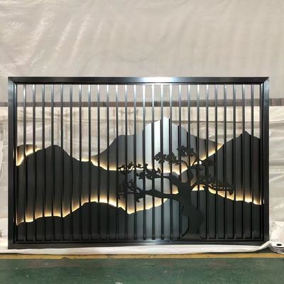 acheter La décoration d'hôtel d'écran de meubles d'hôtel d'acier inoxydable en métal de bruit a tressé l'or titanique online manufacture