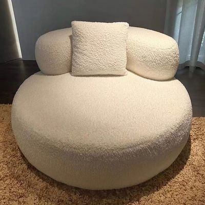 acheter Ouatine ronde de Sofa Bedroom Hotel Modern Lamb de Banquette de salon autour de sofa de Seat online manufacture