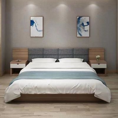 acheter Lit mou de chêne de double lit de chambre à coucher solide blanche de luxe classique d'hôtel online manufacture