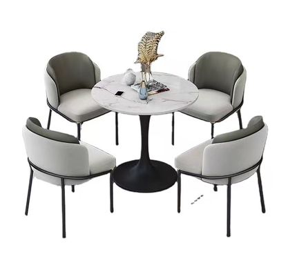 acheter Ensemble italien d'Art Round Hotel Coffee Table de fer de plat de roche online manufacture