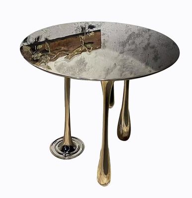acheter Rouille de table basse d'or de lobby d'acier inoxydable de tapisserie d'ameublement anti online manufacture
