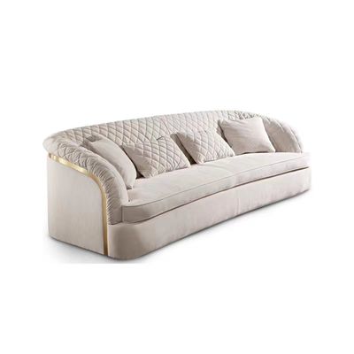 acheter Sofa de places assises multiple de divan blanc de velours de meubles de lobby d'hôtel de tapisserie d'ameublement online manufacture