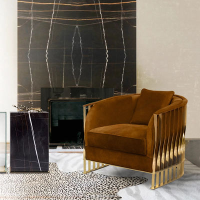 Bon prix Chaise simple de loisirs d'hôtel de cadre en métal de meubles d'hôtel de luxe de 4 étoiles en ligne