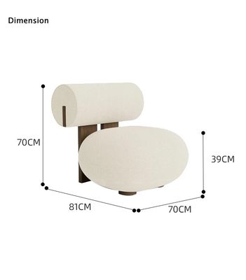 acheter Canapé paresseux simple en bois massif de salon créatif de meubles d'hôtel de luxe léger online manufacture