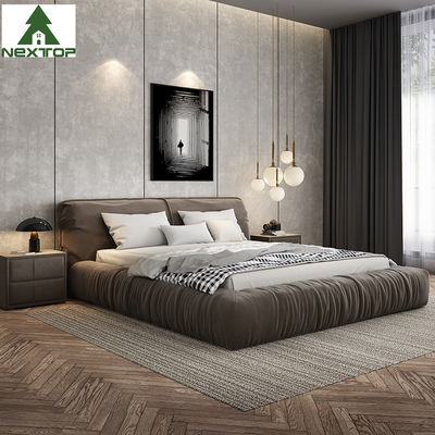 acheter Le lit en velours est doux, en éponge, de taille reine et reine. online manufacture