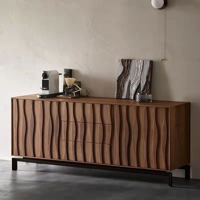 acheter Armoire de rangement haut de gamme Noir de noix Dining Table d'appoint Antique style vintage online manufacture