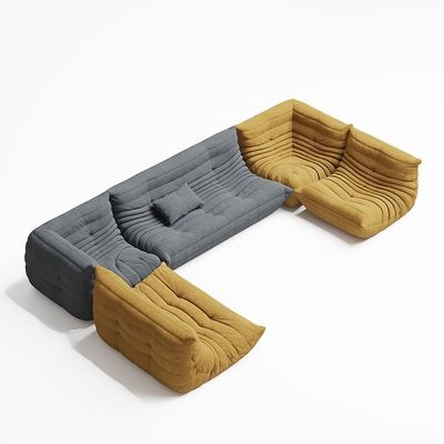 Bon prix Hôtel haut de gamme Lobby salon Tissu relaxant paresseux Togo Unité canapé ensemble en ligne