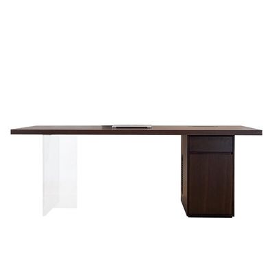 acheter OEM Hôtel Meubles de chambre Office à domicile Acrylique jambes Bureau d'ordinateur avec ensemble de chaise online manufacture