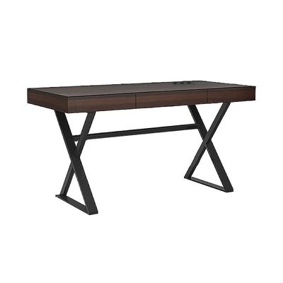 acheter X - Bureau à jambes Lumière Chambre d'hôtel de luxe Meubles Bureau d'étude Bureau d'ordinateur noir online manufacture
