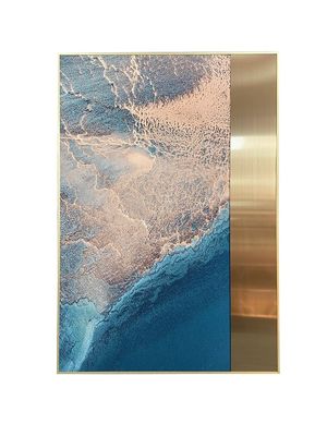 Bon prix Peinture en grès en acier inoxydable d'entrée Peinture suspendue pour les espaces de luxe en ligne