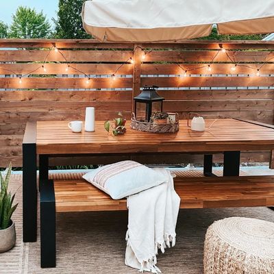 acheter Hôtel 5 étoiles Table à manger en bois en plein air online manufacture