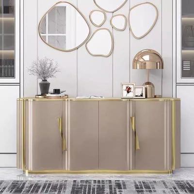 acheter Armoire à manger d'hôtel Armoire moderne Armoire à manger en bois massif en acier inoxydable online manufacture