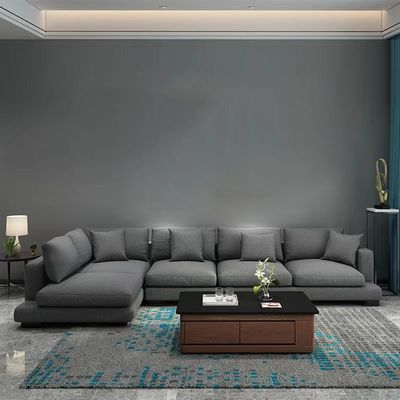 Ensemble nordique de Sofa Fabric Latex Hotel Sofa de tissu de villa commerciale