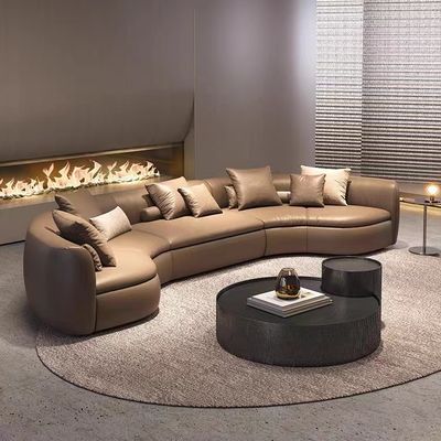 Sofa semi circulaire incurvé de Sofa Combination Hotel Lobby de coin
