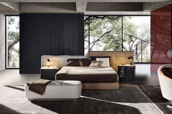 ODM d'OEM de meubles de projet d'hôtel adapté aux besoins du client par meubles intérieurs luxueux de chambre à coucher