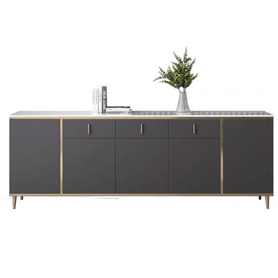 Buffet de luxe de buffet d'hôtel en bois léger moderne moderne de buffet