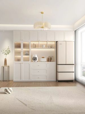 Les Cabinets de luxe de buffet de restaurant d'hôtel ont intégré le Cabinet incorporé par mur de réfrigérateur