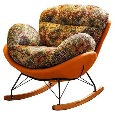 Rétro Sofa Chair Simple Palace Grain de basculage classique pour la maison d'hôtel