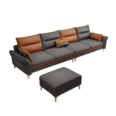 Cuir de luxe moderne Sofa Sophisticated Craftsman de salon d'hôtel