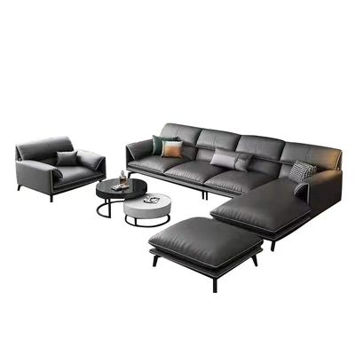 Coin nordique de luxe Sofa Hotel Home Modern de tissu en forme de L