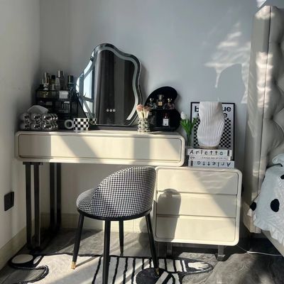 Bon prix Tableau moderne de vanité de maquillage de Cabinet de poubelle de stockage de coiffeuse d'hôtel en ligne