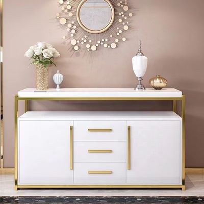 Personnalisation de marbre moderne de peinture d'acier inoxydable de Cabinet de buffet