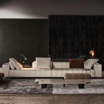 Grand sofa plat de cale de piano de plancher d'hôtel de lobby de module moderne de meubles