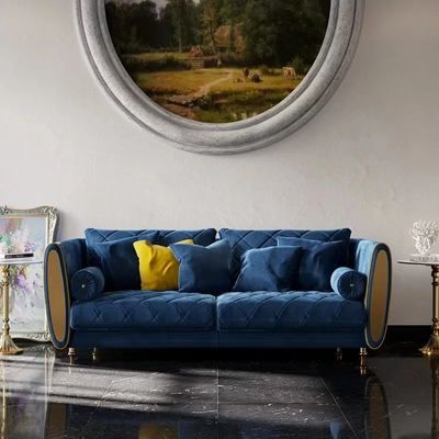 Pièce paresseuse luxueuse confortable de Sofa With Seating For Hotel d'asile de velours