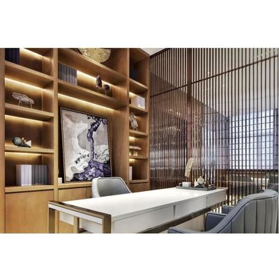 Écran de coupe de laser en métal d'acier inoxydable pour le lobby d'hôtel de luxe