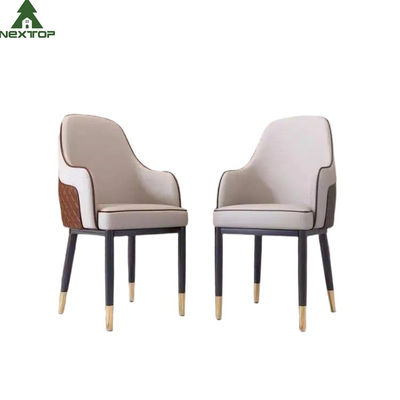 Chaises en cuir adaptées aux besoins du client d'hôtel de luxe de réception durable de meubles