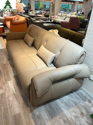Combinaison verte en cuir Sofa High Density pour le salon
