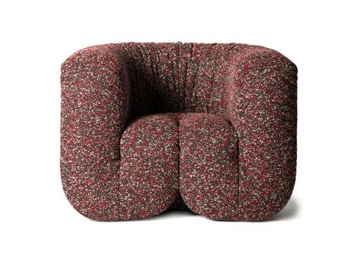 chaise simple créative en U de loisirs de tissu de meubles de lobby d'hôtel de 100*85*75 cm