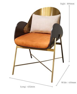 Bon prix Chaise dinante faite sur commande créative d'acier inoxydable pour l'immeuble de bureaux en ligne