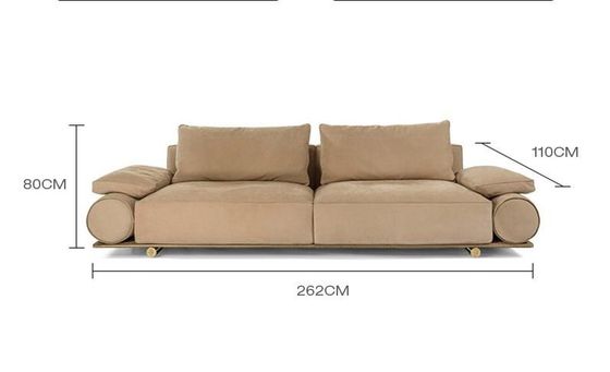 Tissu Sofa Environmentally Friendly de salon de villa de Visionnaire d'Italien