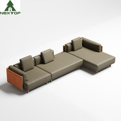 L moderne italien salon de Sofa Set Furniture For Lobby de coin de forme
