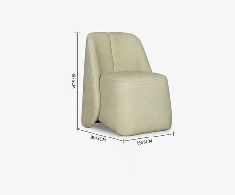 Velours cinq étoiles minimaliste Sofa Chair paresseux simple de meubles de lobby d'hôtel