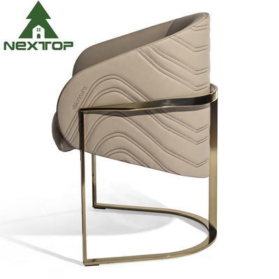 Chaise de salle à manger de luxe légère chaise de salon de loisirs de fauteuil moderne