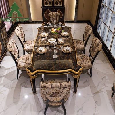 Table à manger de style royal britannique 6 places