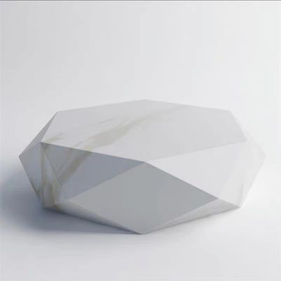 Bon prix Table à café d'hôtel personnalisée créative diamant polygone couleur de marbre en ligne