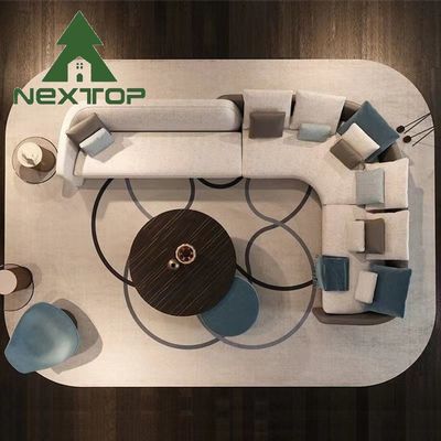 Bon prix Une solution unique de tissu canapé design italien art design salon ensemble d'angle en ligne