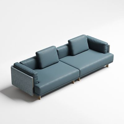Sofa de réception d'hôtel de luxe moderne en bois massif