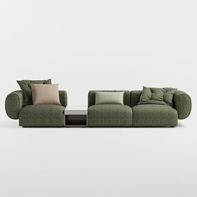 Sélection de meubles en tissu vert décoration intérieure élégante