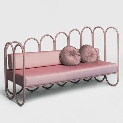 Design minimaliste Chambre d'hôtel Changement de chaussures Canapé Lit Fin de tabouret Meubles OEM