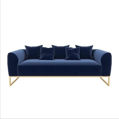 Couleur de velours texturé canapé de chambre d'hôtel touche unique