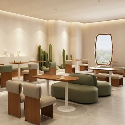 Couchette de loisirs Besopke haut de gamme Table à café Ensemble de combinaisons gratuites Couleur beige vert