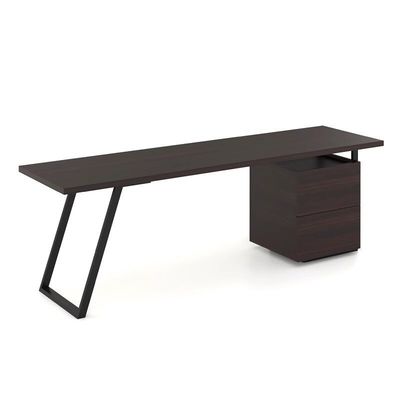 Grand bureau de 2m avec chaise pivotante à dos haut